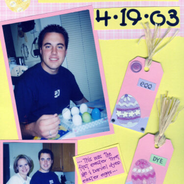 Easter Egg Dying 2003