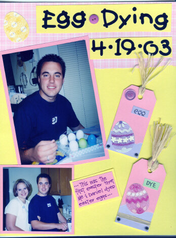 Easter Egg Dying 2003