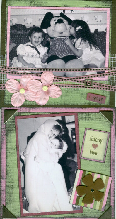 Sister&#039;s Album Pages 5 and 6
