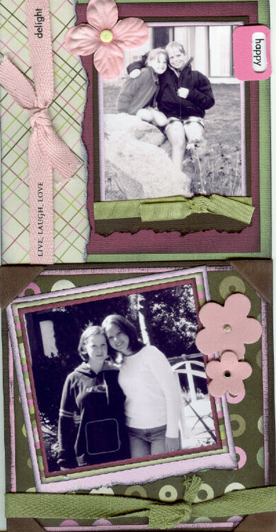 Sister&#039;s Album Pages 7 and 8