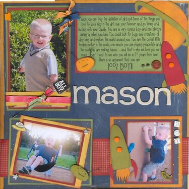 Mason...100% BOY!!