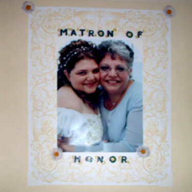 daisy wedding matron of honor