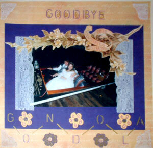 daisy wedding goodbye gondola
