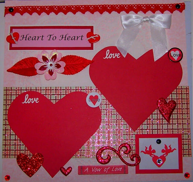 Pre-Made Valentine / Wedding layout With ScraPerfect