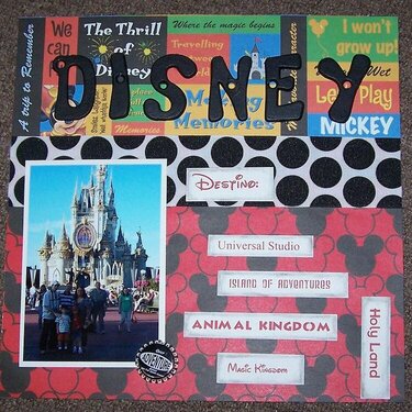 La portada del album de Disney