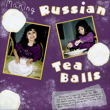 Making Russian Tea balls