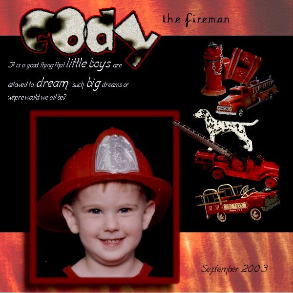 Cody the Fireman