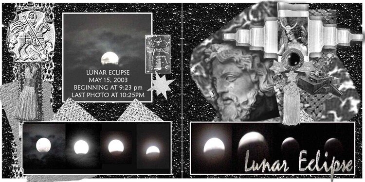 Lunar Eclipse Collage