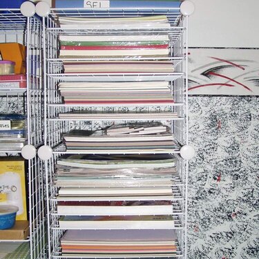 Top of paper rack