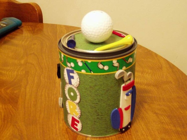 Golf Paint Can
