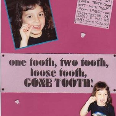one tooth, two tooth *page 1*