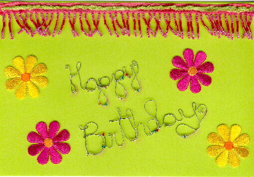 Sister&#039;s birthday card (front)