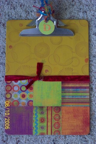 My 1st Altered Clipboard