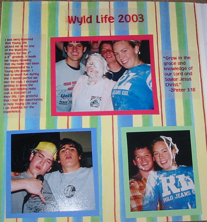 Wyld Life 2003