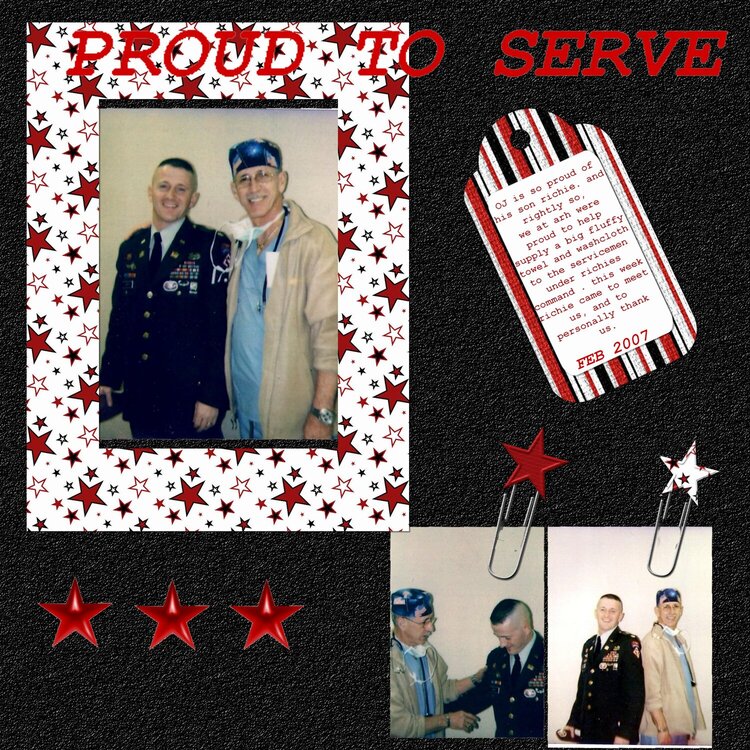 proud to serve