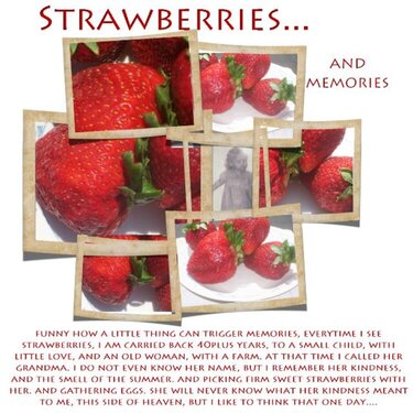 strawberries and memories