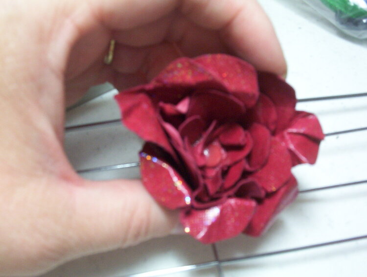 Heart shaped rose