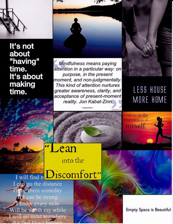 One Little Word Vision Board - Mindful (1)