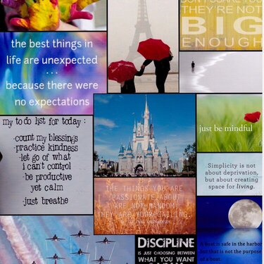 One Little Word Vision Board - Mindful (2)