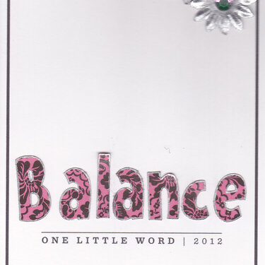 One Little Word - Title Page