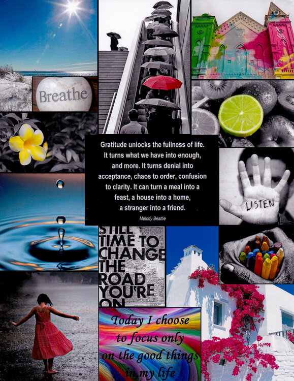One Little Word - Vision Board - Choose (2)