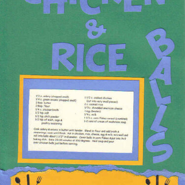 Chicken &amp;amp; Rice Balls