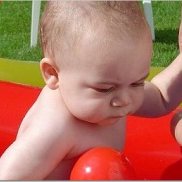 Aidan In The Pool