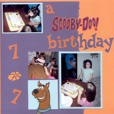 a Scooby-Doo birthday