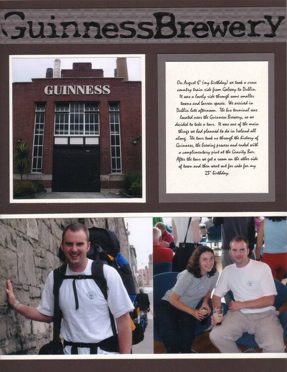 Guinness Brewery - Dublin, Ireland
