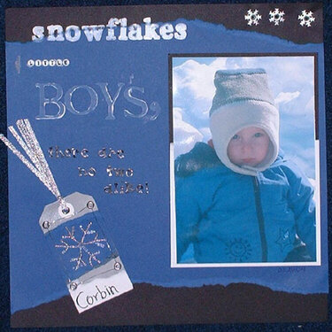 snowflakes &amp; little boys