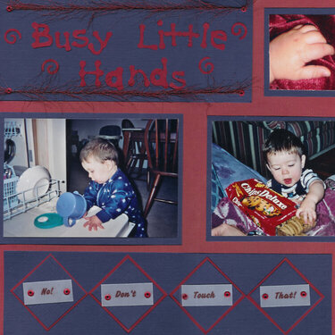 Busy Little Hands Page 1
