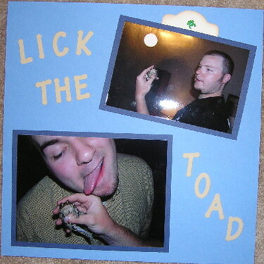 lick the toad