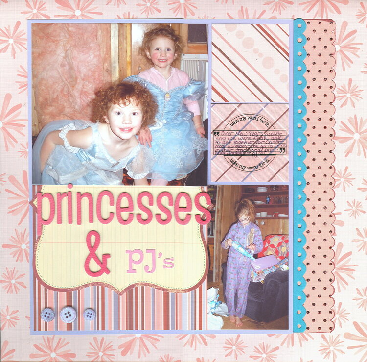 princesses and pj&#039;s