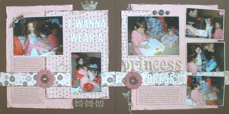 I wanna wear a princess dress!