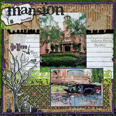 Mansion *Serendipity Scrapbooks Oct Kit