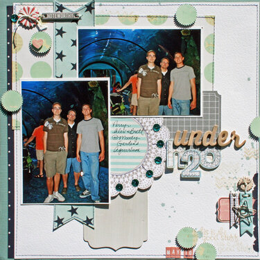 Underwater *April Scraptastic Club kit