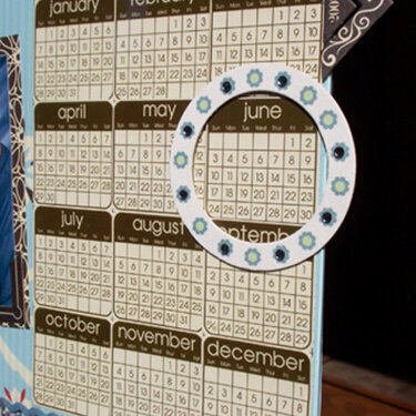 2007 Calendar - close up