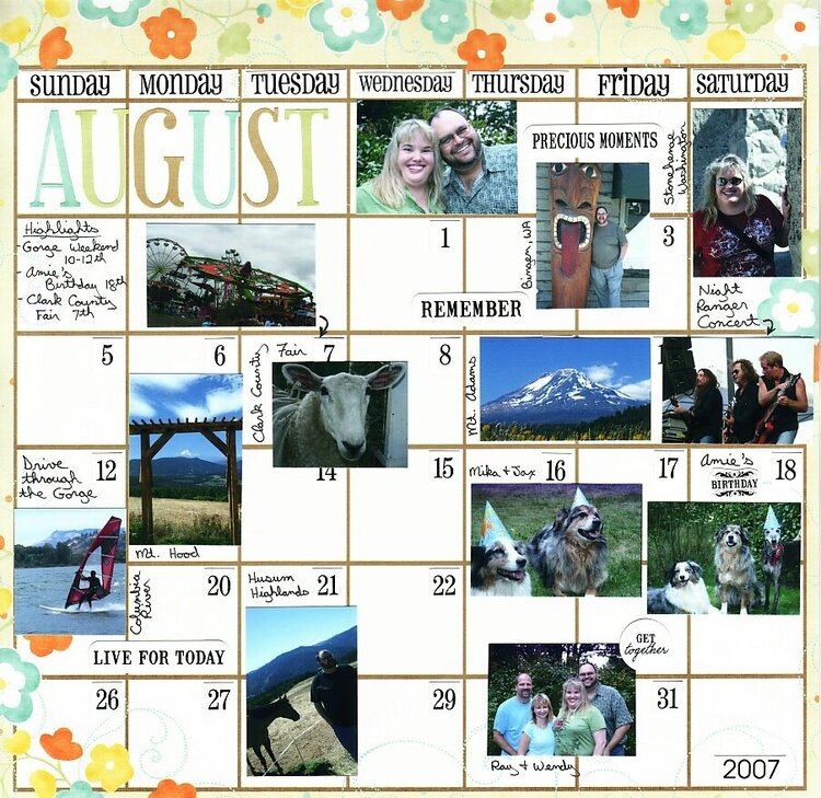 August 2007  Month in Review **Dream Street Papers**