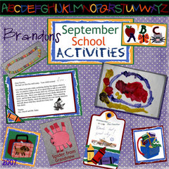 Brandon's September School Activities