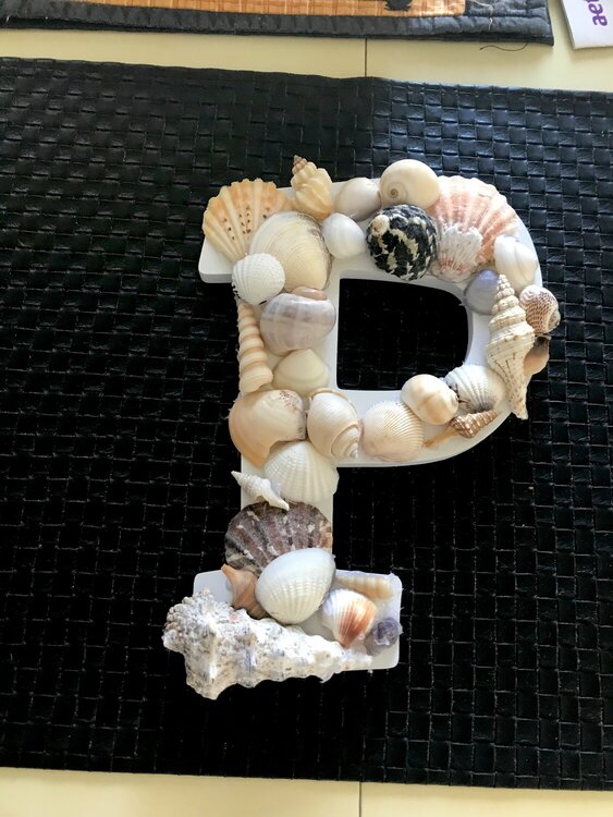 Letter p shell