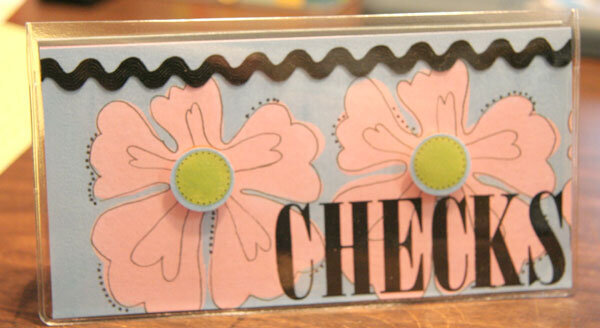 Checkbook Cover