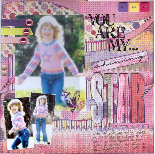 Carrie Zohn - Layout 3 - You Are My Shining Star