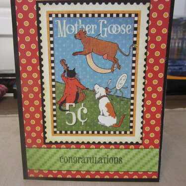 Mother Goose Baby card