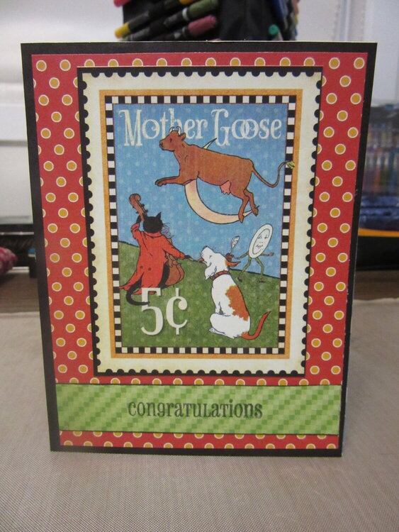 Mother Goose Baby card