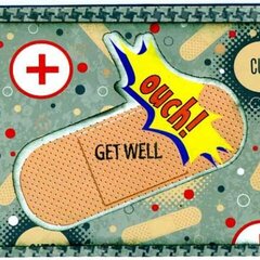 Ouch Get Well card