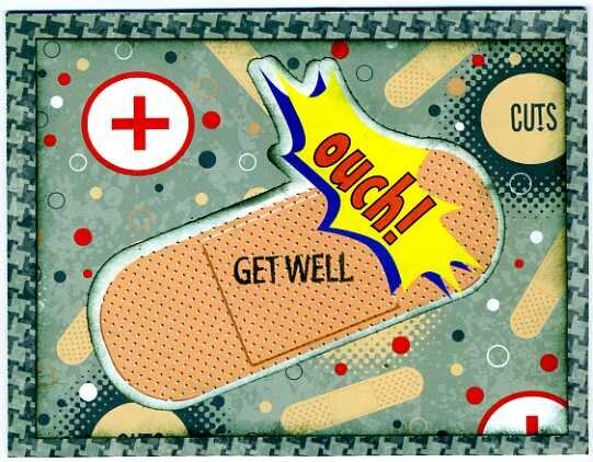 Ouch Get Well card
