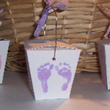Baby Shower Party Favors -side view