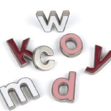 MORE NEW MM RIBBON LETTER CHARMS