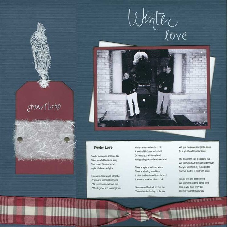 Winter Love- Scrapvivor Week 4
