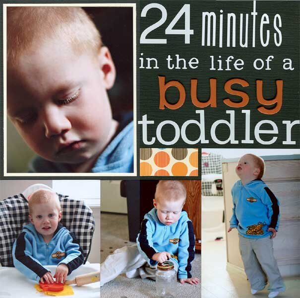 24 minutes in the life of a busy toddler- Left